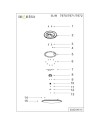 SLIM * PLAFÓN LED 25 CM - 3000K - BLANCO